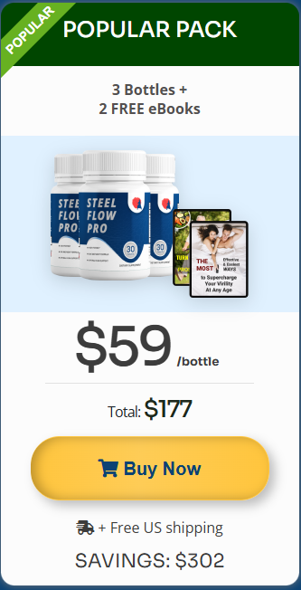 3 Bottles Steel Flow Pro