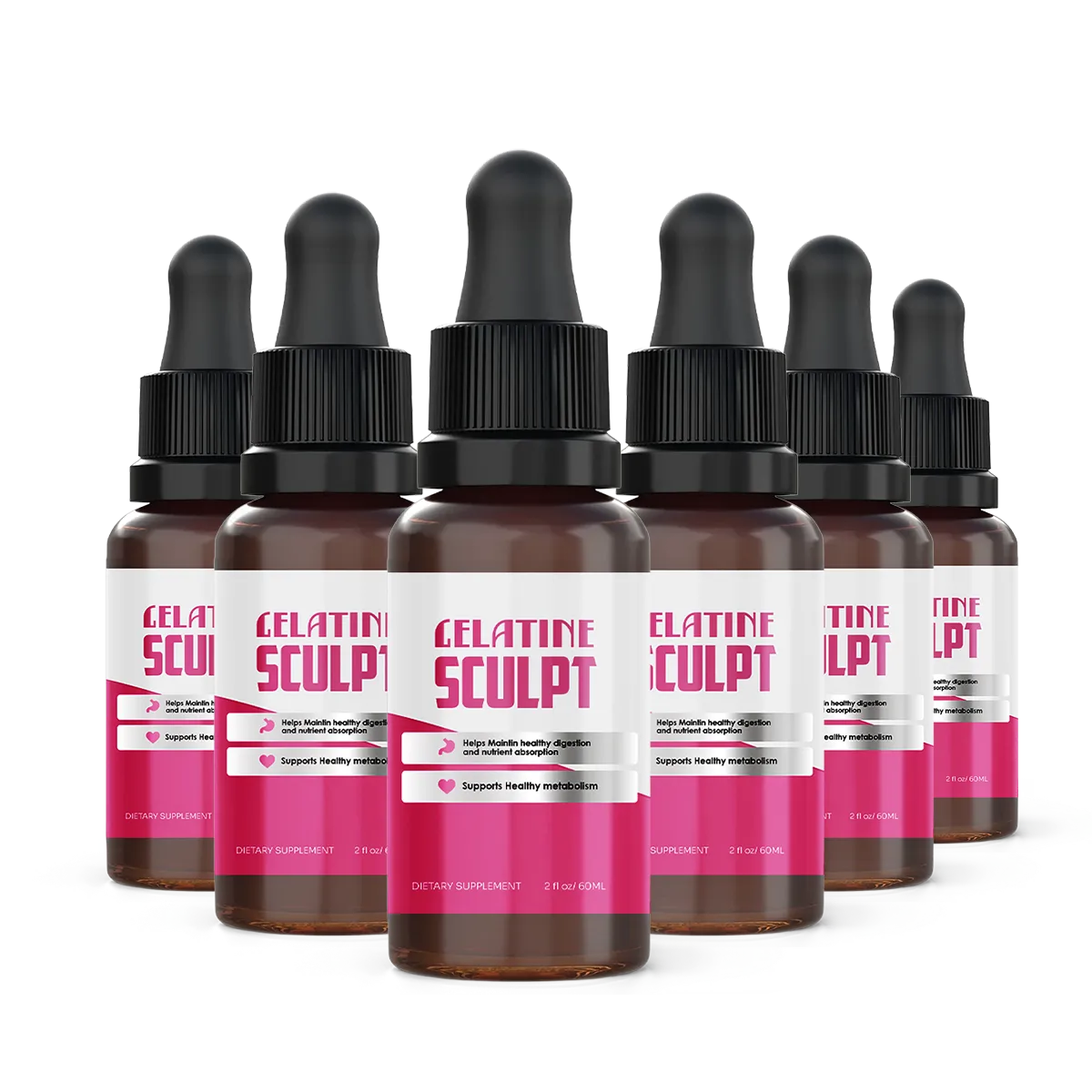 6 Bottles Gelatine Sculpt