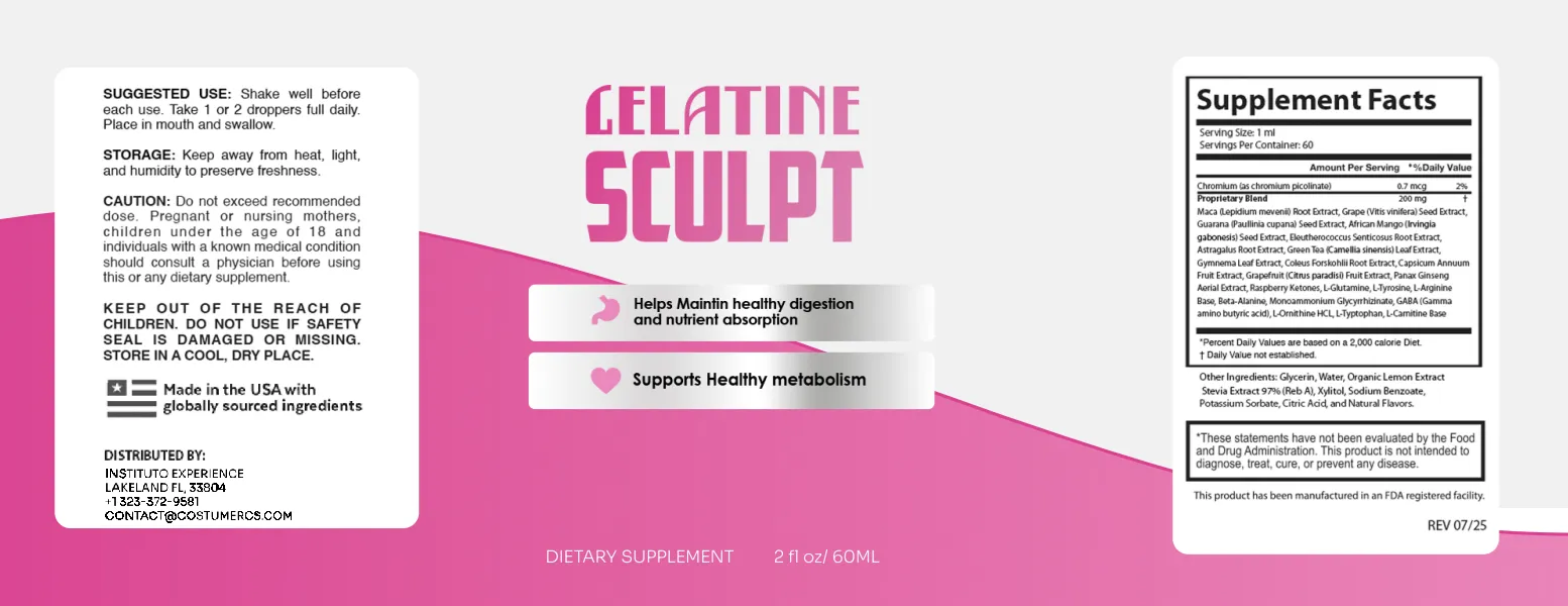 Gelatine Sculpt Ingredients Label – Click to Zoom